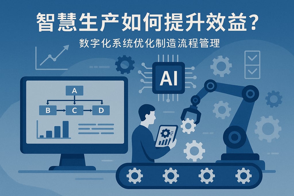 智慧生产如何提升效益？数字化系统优化制造流程管理