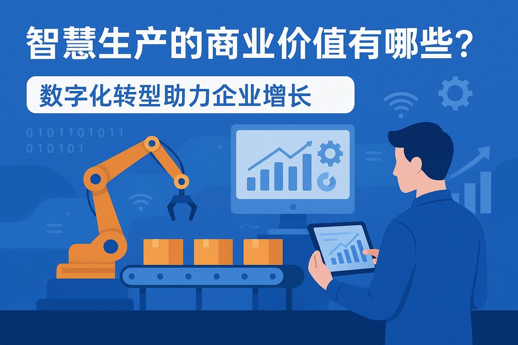 智慧生产的商业价值有哪些？数字化转型助力企业增长