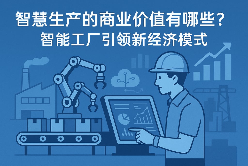 智慧生产的商业价值有哪些？智能工厂引领新经济模式