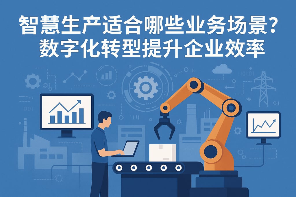 智慧生产适合哪些业务场景？数字化转型提升企业效率
