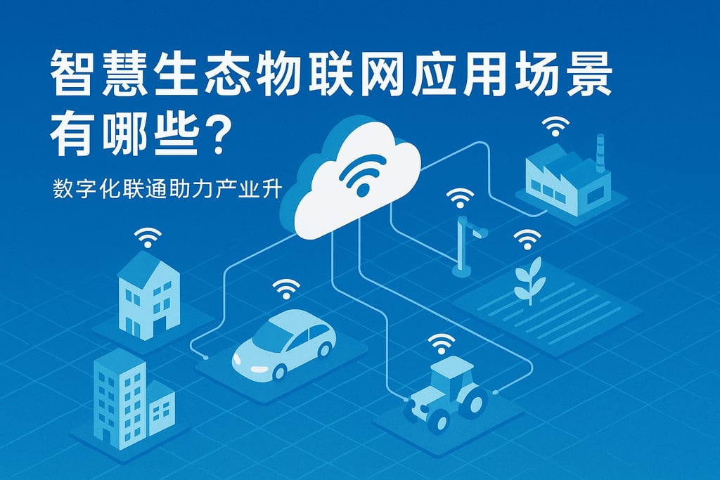 智慧生态物联网应用场景有哪些？数字化联通助力产业升级