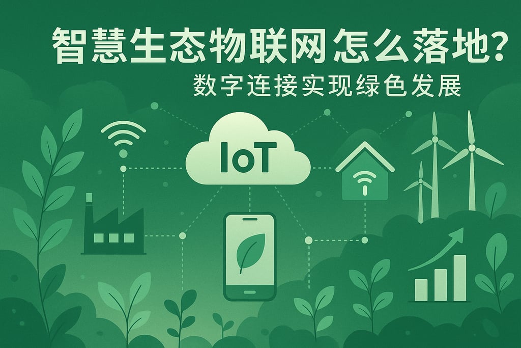 智慧生态物联网怎么落地？数字连接实现绿色发展