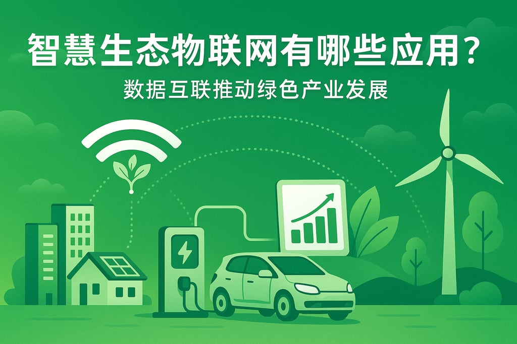 智慧生态物联网有哪些应用？数据互联推动绿色产业发展