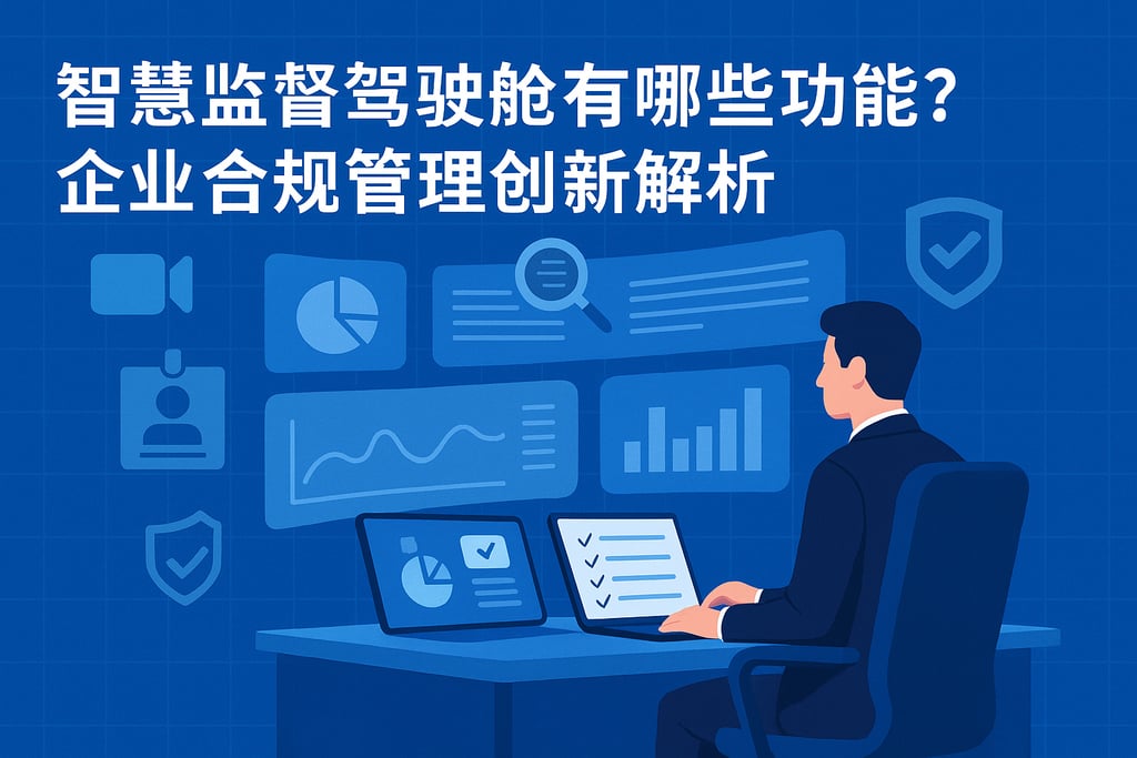 智慧监督驾驶舱有哪些功能？企业合规管理创新解析