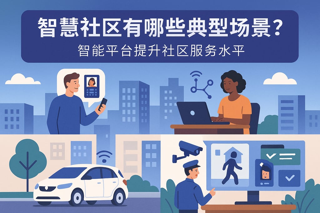 智慧社区有哪些典型场景？智能平台提升社区服务水平
