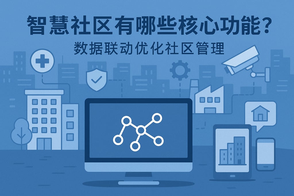 智慧社区有哪些核心功能？数据联动优化社区管理