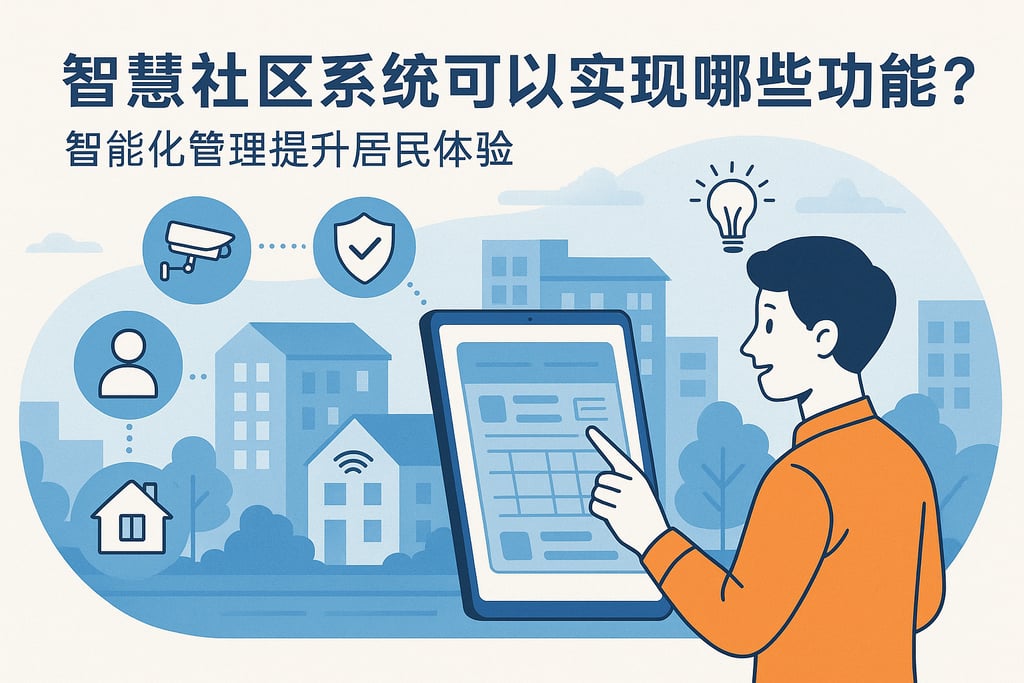 智慧社区系统可以实现哪些功能？智能化管理提升居民体验