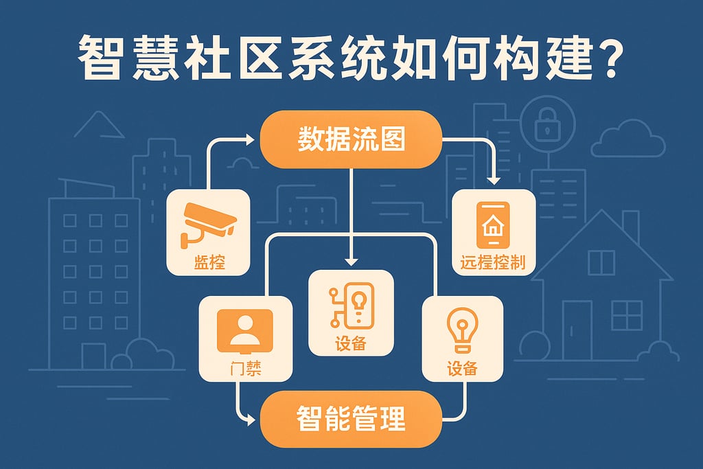 智慧社区系统如何构建？数据流图支持智能管理