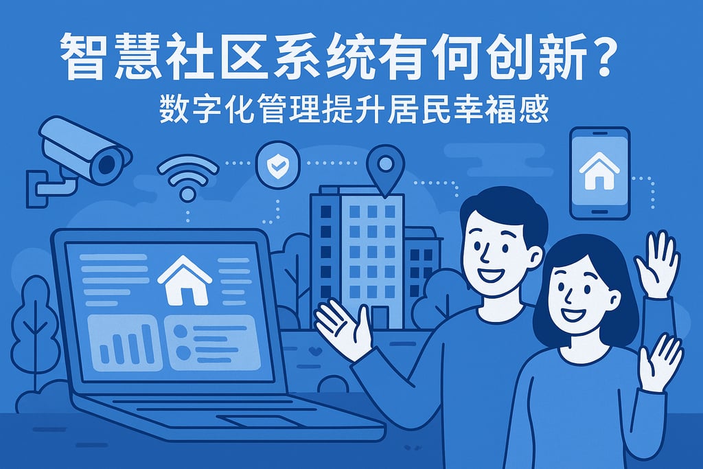 智慧社区系统有何创新？数字化管理提升居民幸福感
