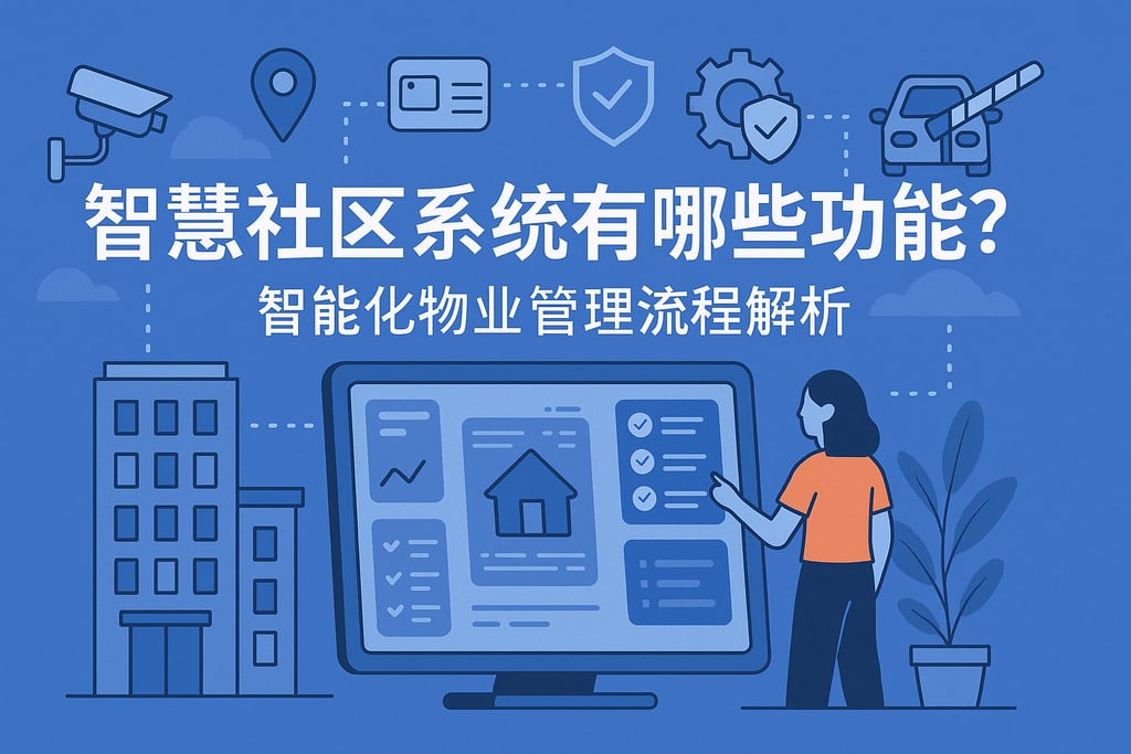 智慧社区系统有哪些功能？智能化物业管理流程解析