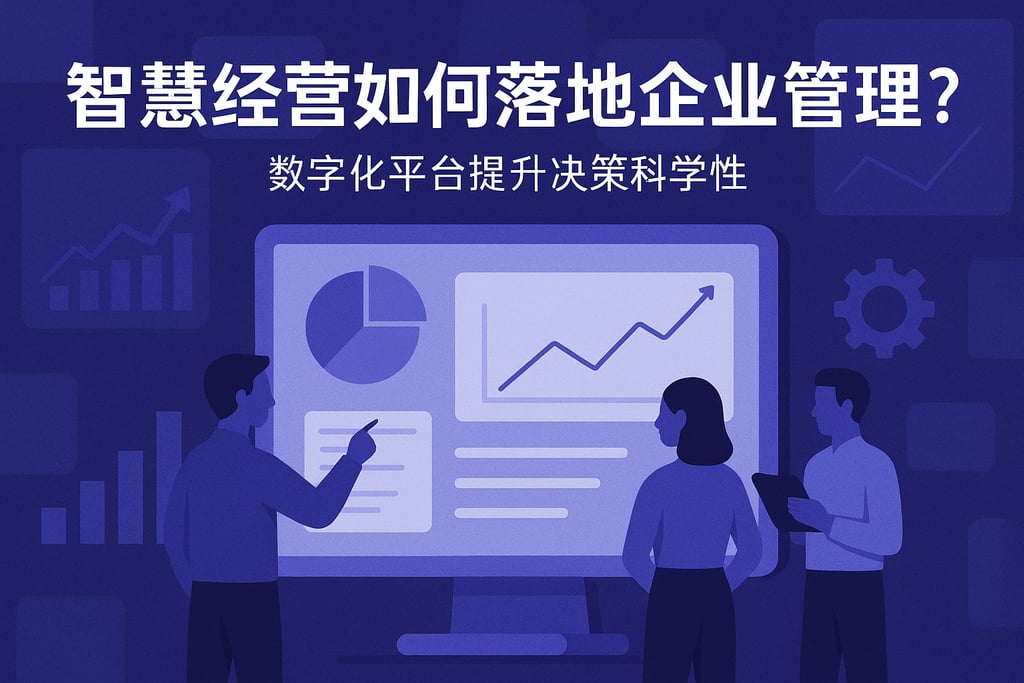 智慧经营如何落地企业管理？数字化平台提升决策科学性