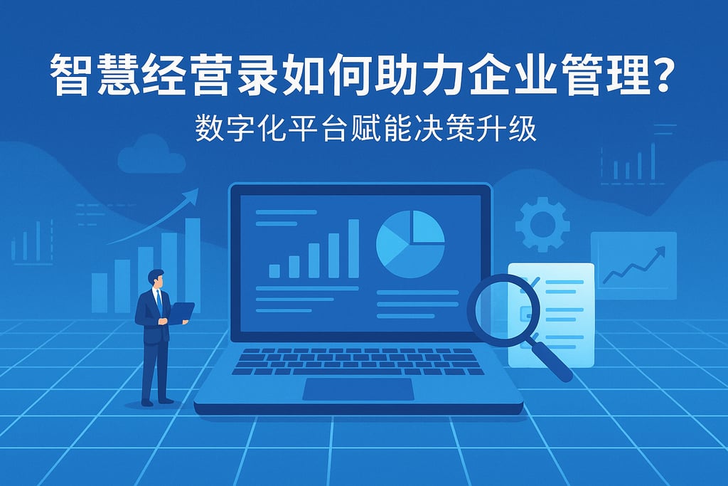 智慧经营录如何助力企业管理？数字化平台赋能决策升级