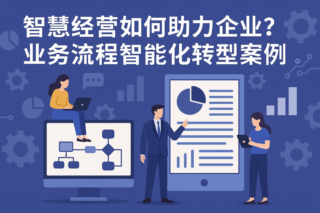 智慧经营录如何助力企业？业务流程智能化转型案例