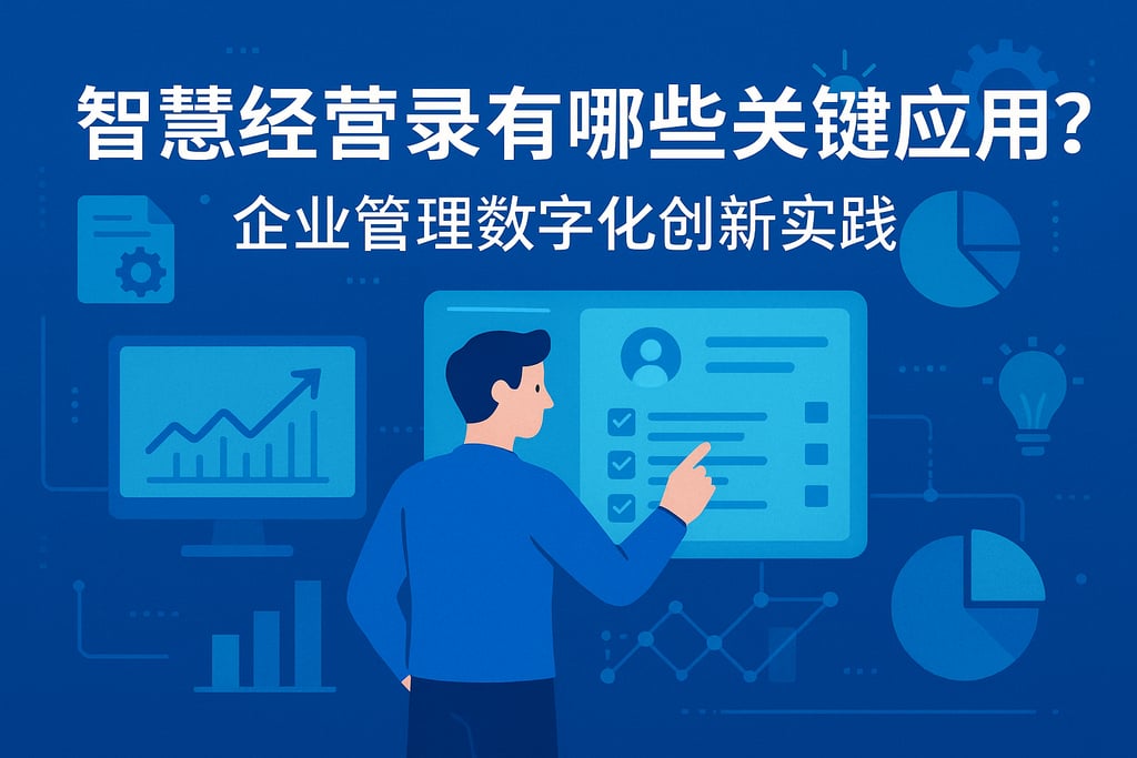 智慧经营录有哪些关键应用？企业管理数字化创新实践