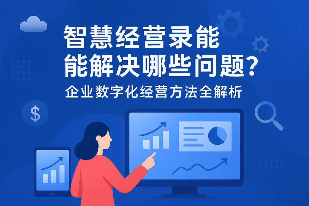 智慧经营录能解决哪些问题？企业数字化经营方法全解析