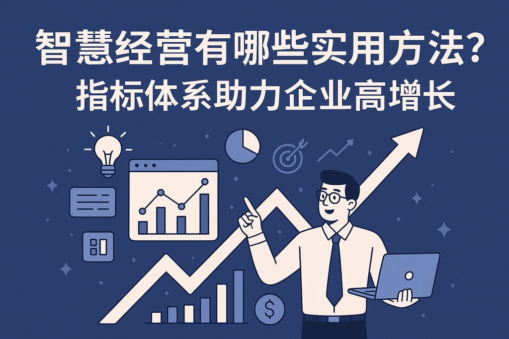 智慧经营有哪些实用方法？指标体系助力企业高增长