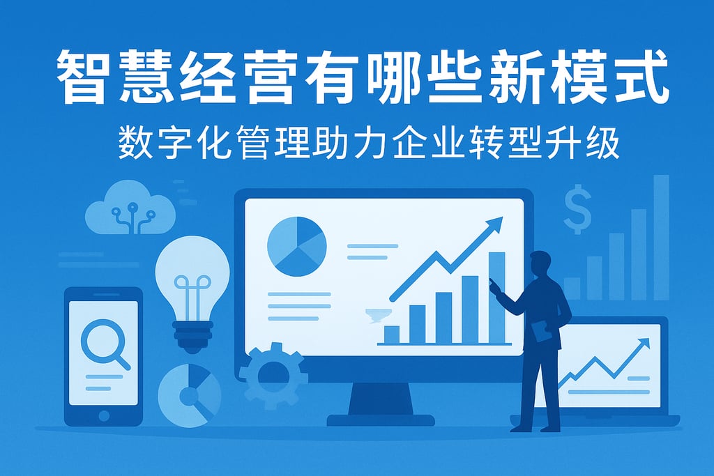 智慧经营有哪些新模式？数字化管理助力企业转型升级