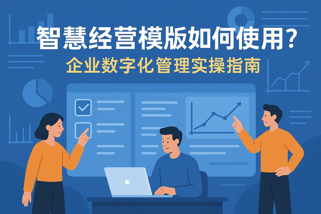 智慧经营模板如何使用？企业数字化管理实操指南