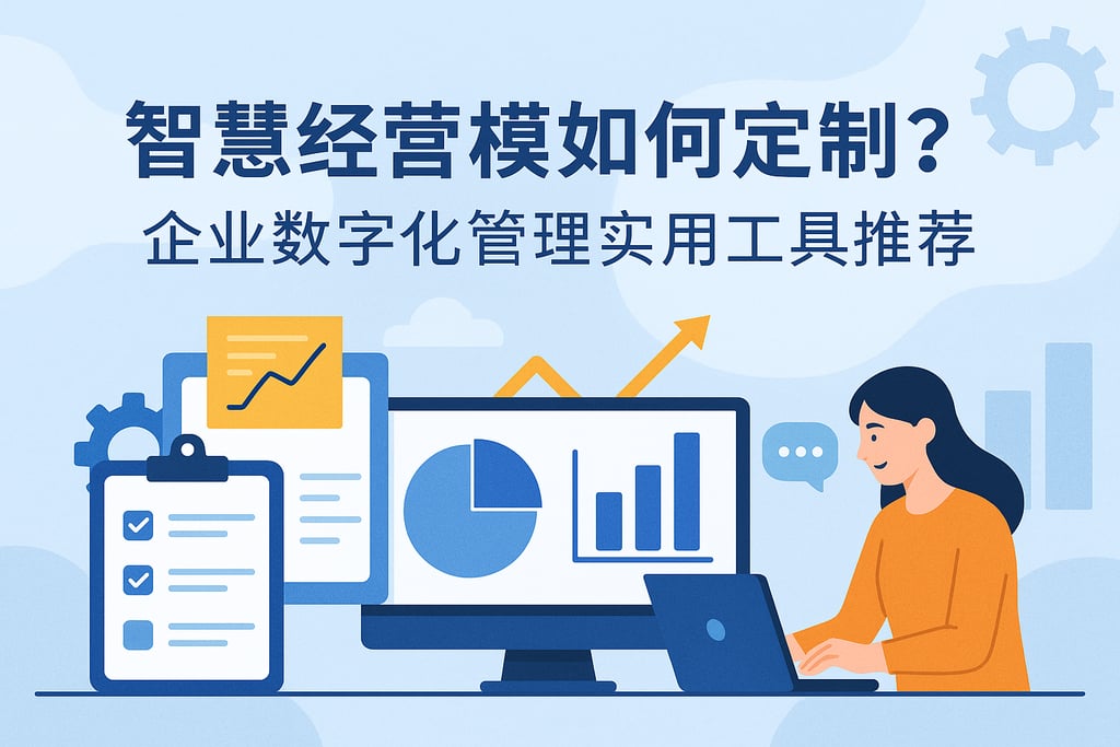 智慧经营模板如何定制？企业数字化管理实用工具推荐