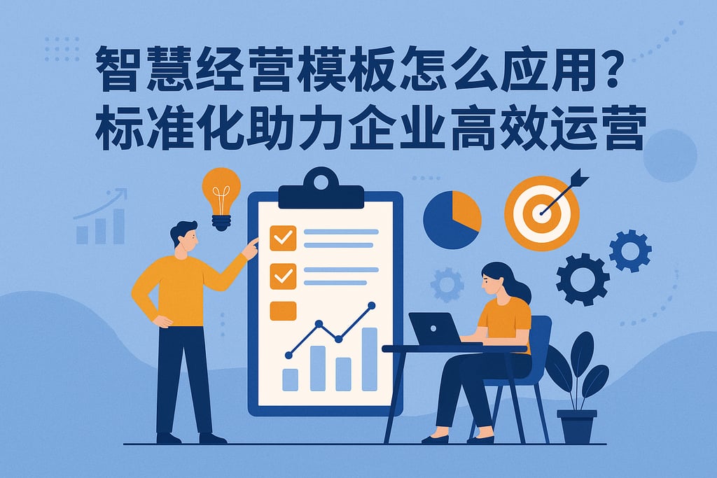 智慧经营模板怎么应用？标准化助力企业高效运营
