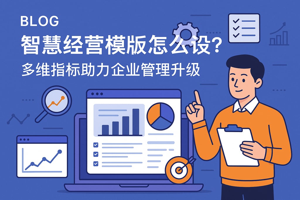 智慧经营模板怎么设计？多维指标助力企业管理升级