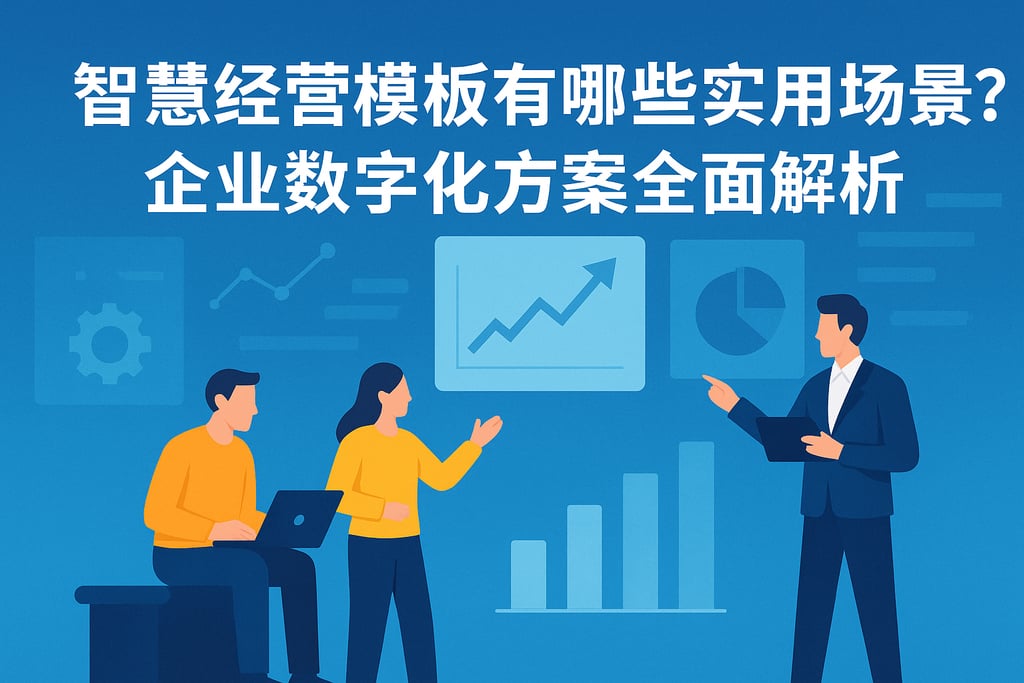 智慧经营模板有哪些实用场景？企业数字化方案全面解析