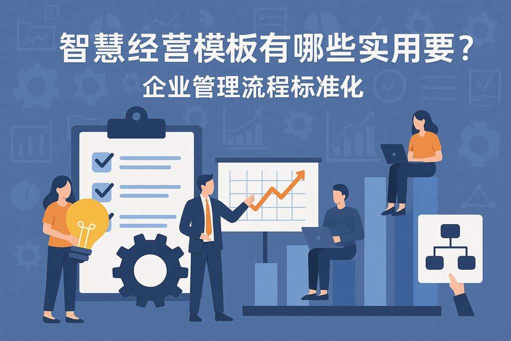 智慧经营模板有哪些实用要素？企业管理流程标准化