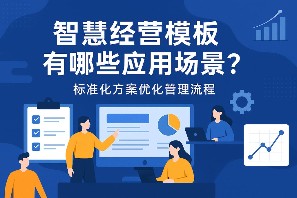 智慧经营模板有哪些应用场景？标准化方案优化管理流程