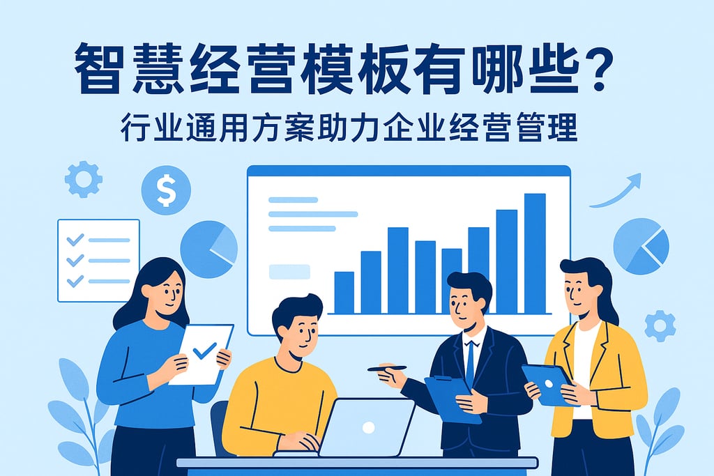 智慧经营模板有哪些？行业通用方案助力企业经营管理