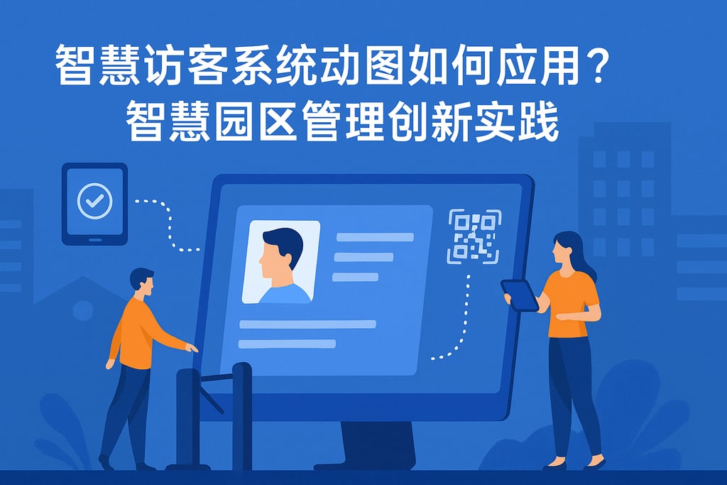 智慧访客系统动图如何应用？智慧园区管理创新实践