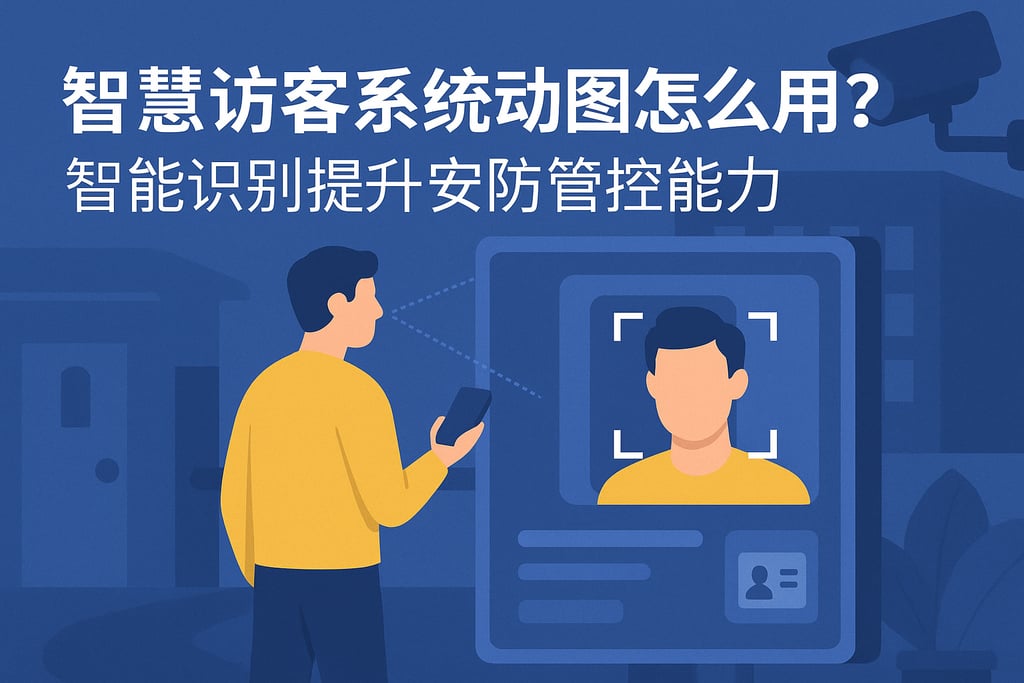 智慧访客系统动图怎么用？智能识别提升安防管控能力
