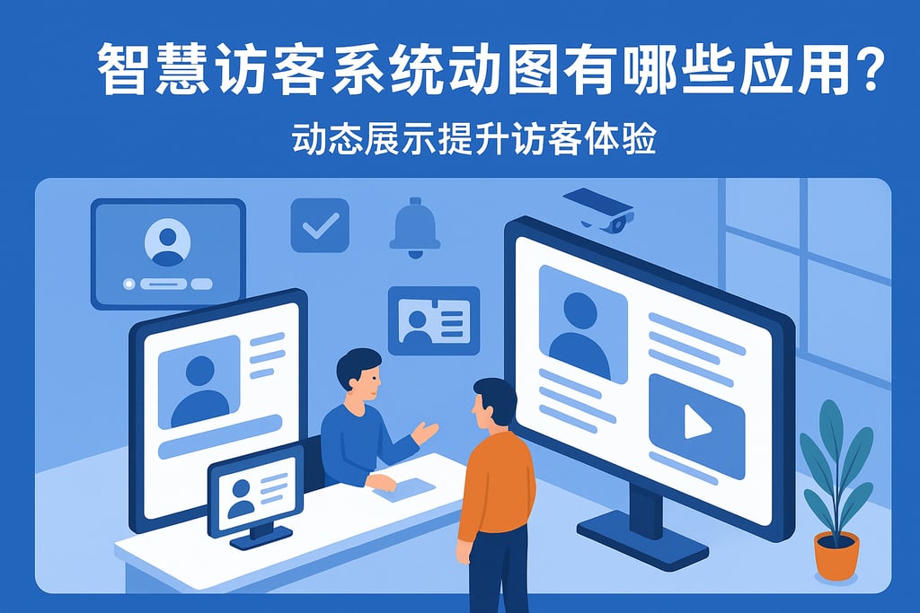智慧访客系统动图有哪些应用？动态展示提升访客体验