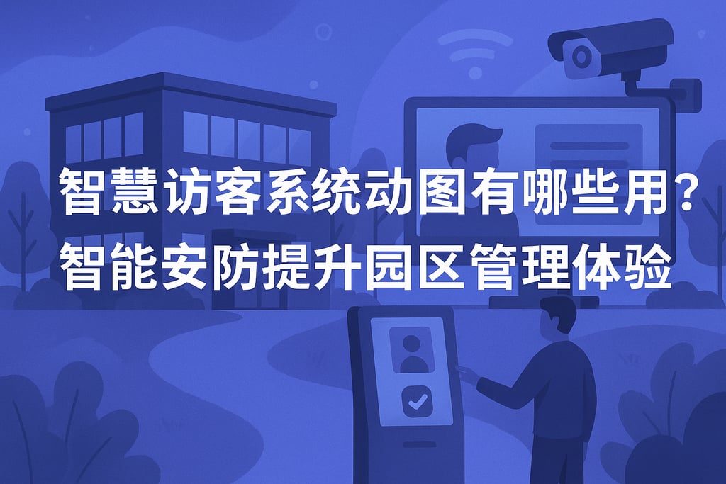 智慧访客系统动图有哪些应用？智能安防提升园区管理体验