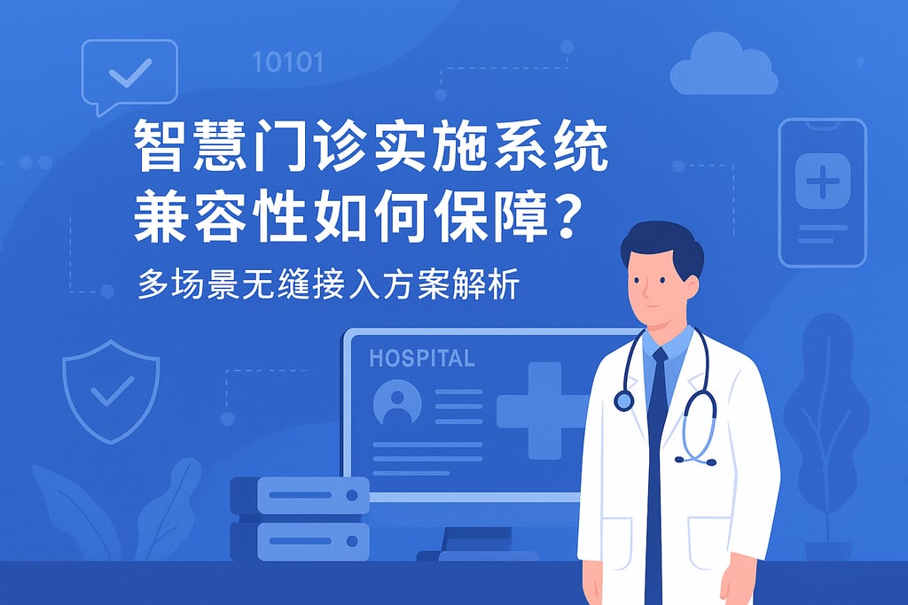 智慧门诊实施系统兼容性如何保障？多场景无缝接入方案解析