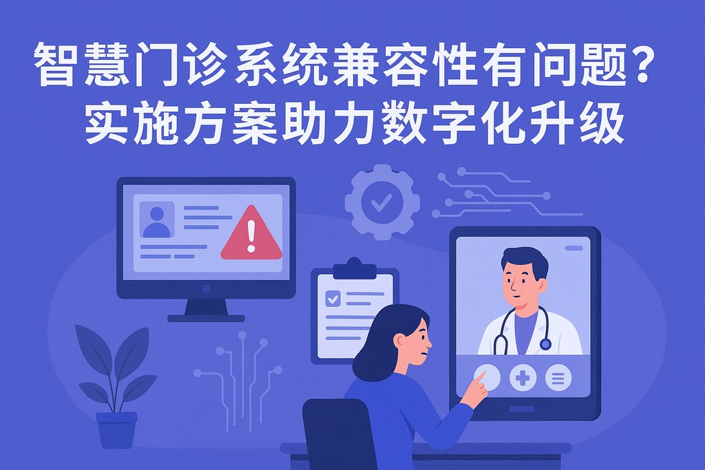 智慧门诊系统兼容性有问题吗？实施方案助力数字化升级