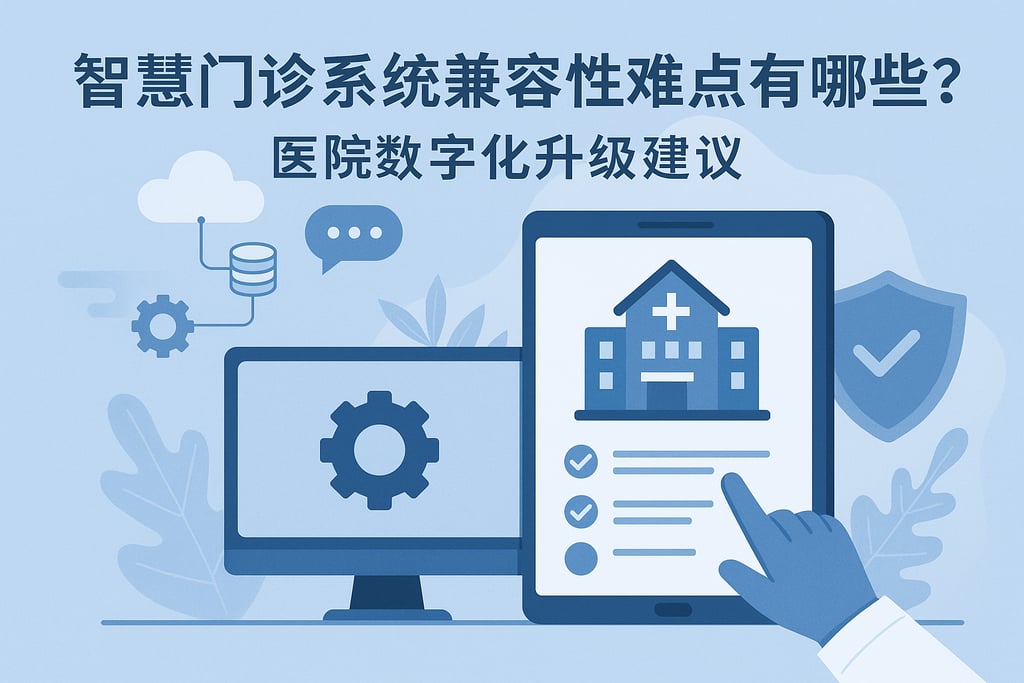 智慧门诊系统兼容性难点有哪些？医院数字化升级建议