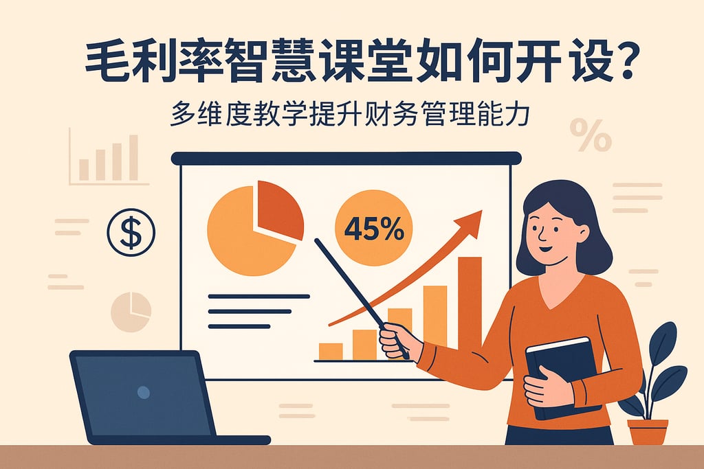 毛利率智慧课堂如何开设？多维度教学提升财务管理能力