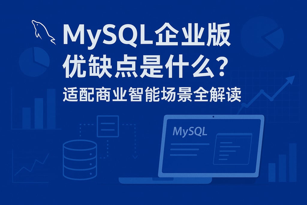 MySQL企业版优缺点是什么？适配商业智能场景全解读