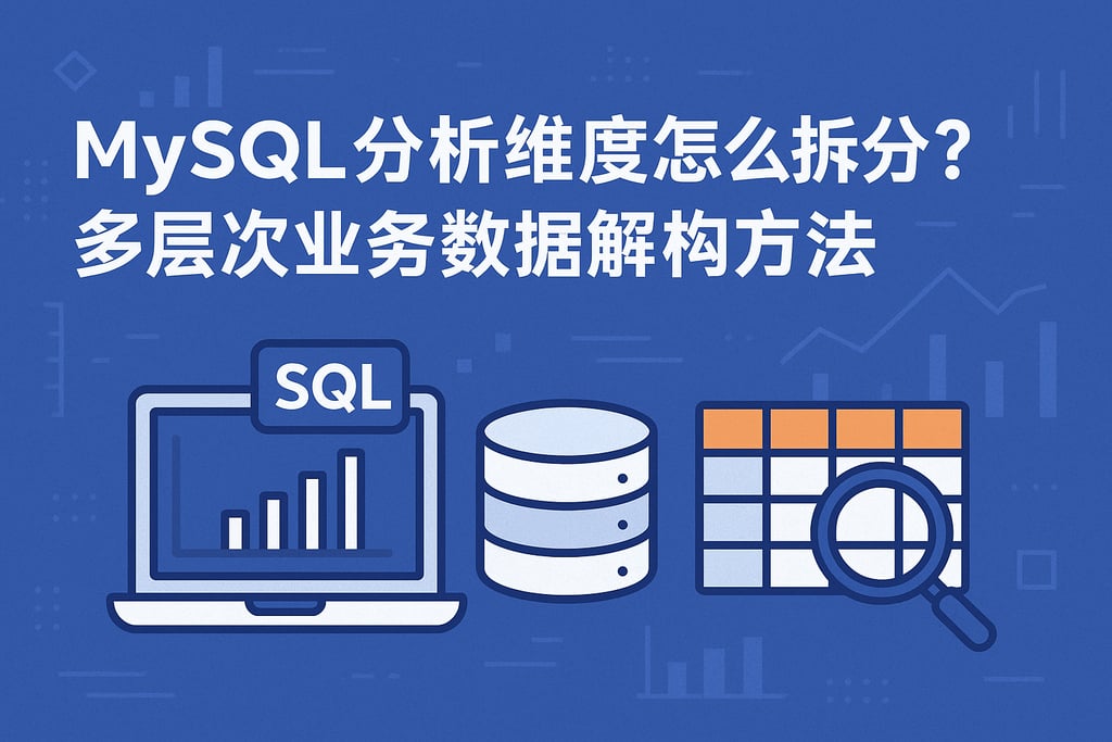 MySQL分析维度怎么拆分？多层次业务数据解构方法