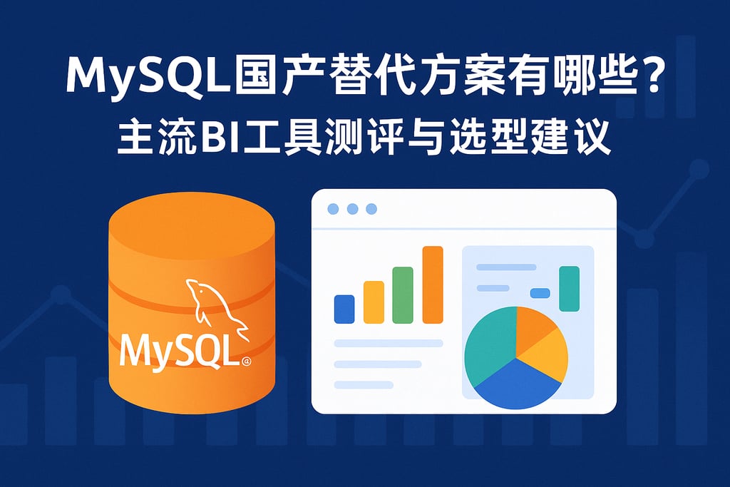 MySQL国产替代方案有哪些？主流BI工具测评与选型建议