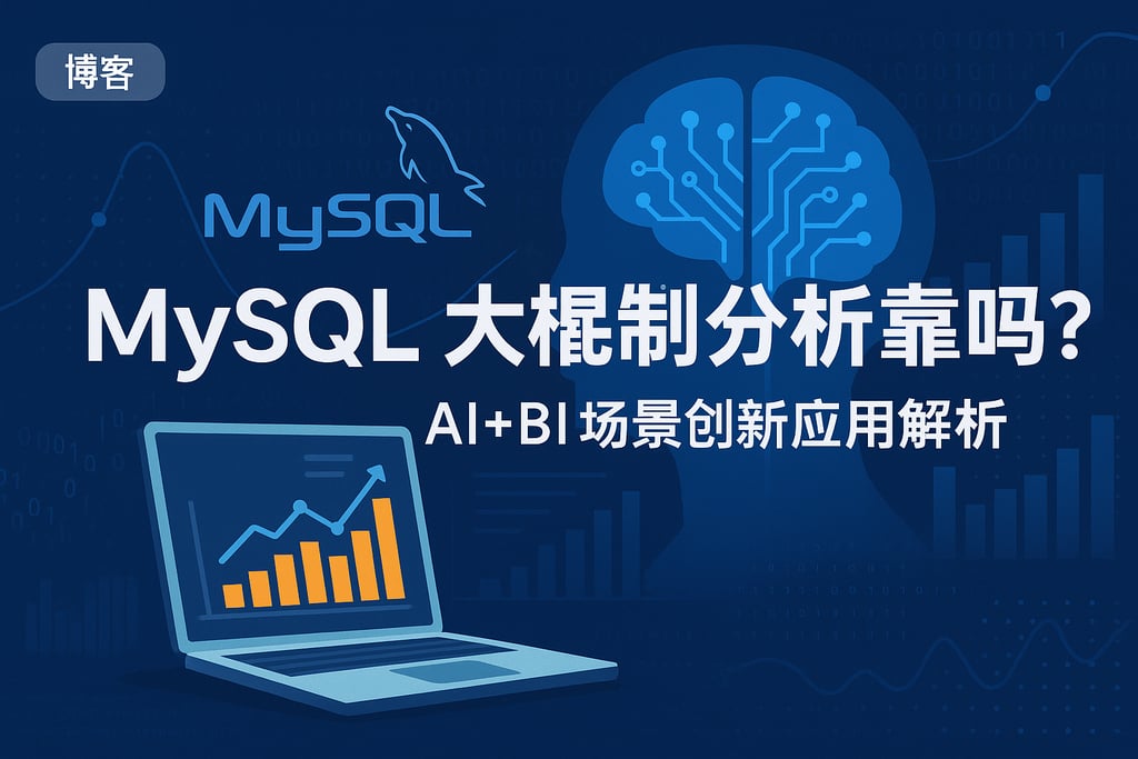 MySQL大模型分析靠谱吗？AI+BI场景创新应用解析