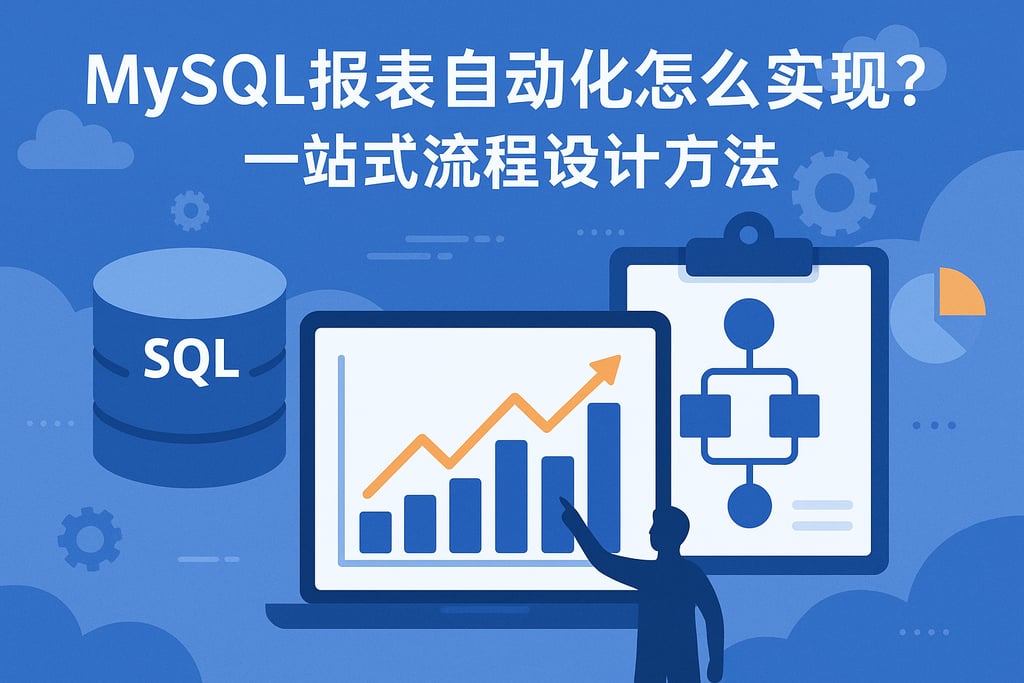 MySQL报表自动化怎么实现？一站式流程设计方法