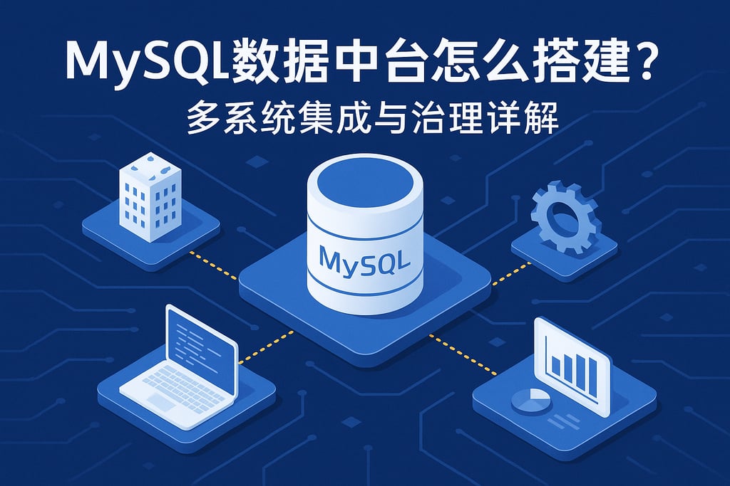 MySQL数据中台怎么搭建？多系统集成与治理详解
