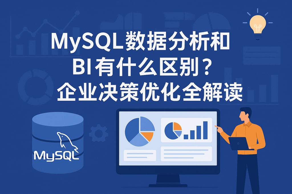 MySQL数据分析和BI有什么区别？企业决策优化全解读