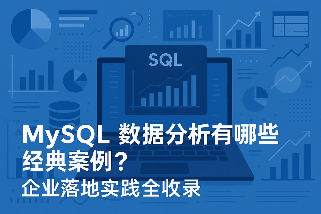 MySQL数据分析有哪些经典案例？企业落地实践全收录