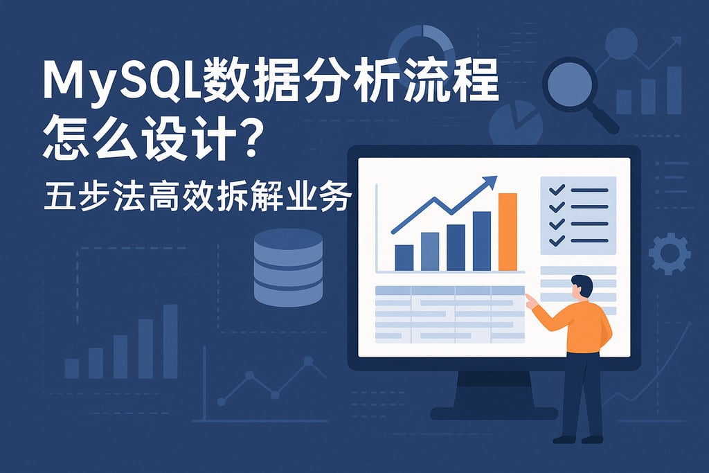 MySQL数据分析流程怎么设计？五步法高效拆解业务