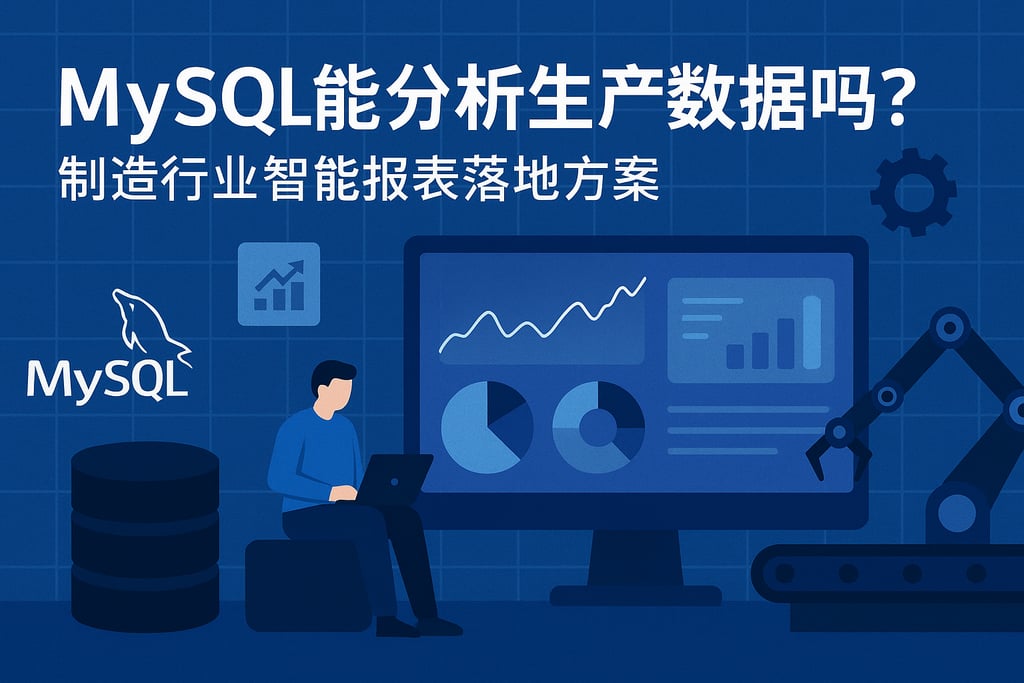 MySQL能分析生产数据吗？制造行业智能报表落地方案