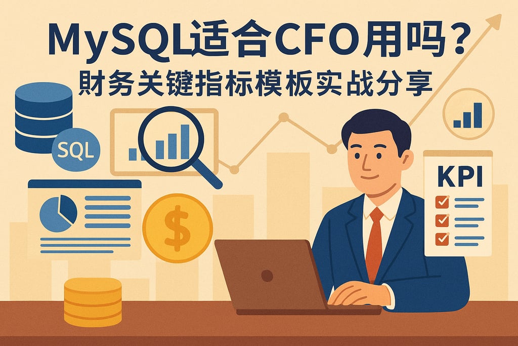 MySQL适合CFO用吗？财务关键指标模板实战分享
