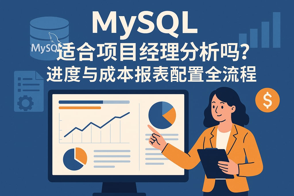 MySQL适合项目经理分析吗？进度与成本报表配置全流程