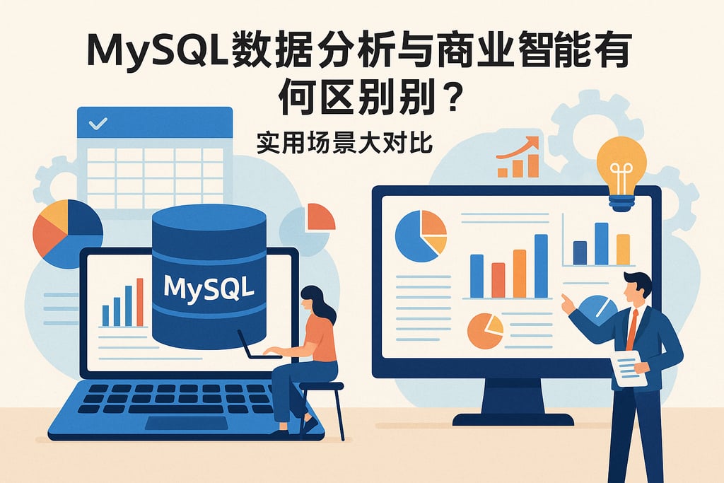 mysql数据分析与商业智能有何区别？实用场景大对比 - FineBI数据分析知识库
